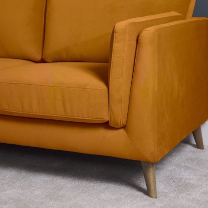 Harris 3 Seater Sofa - Mustard