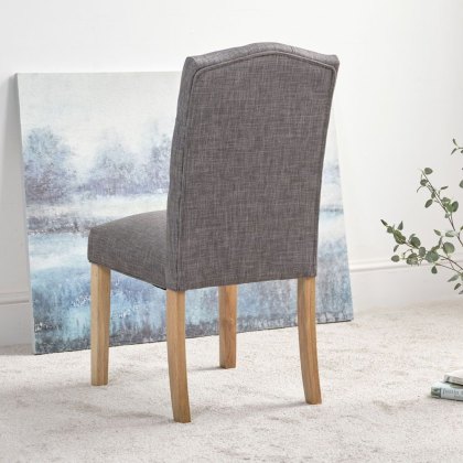 Charlie Dining Chair - Grey (Set of 2)