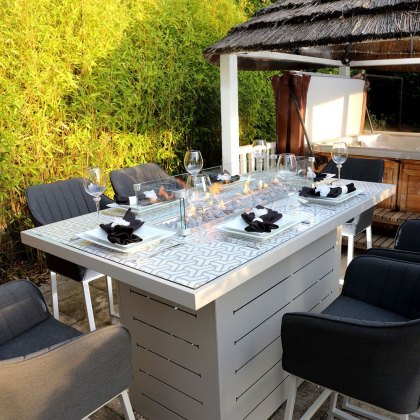 Santorini Garden Bar Table & Stools Set