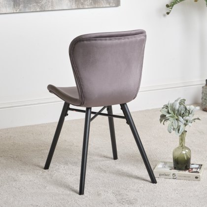Batilda Dining Chair (Set of 2) - Grey