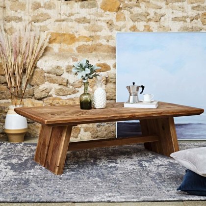 Artisan Coffee Table with Strut