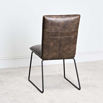 Hardy Dining Chair - Dark Brown (Set of 2)