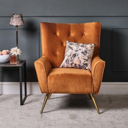 Blake Armchair - Mustard