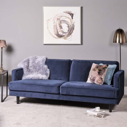 Bailey 3 Seater Sofa - Blue