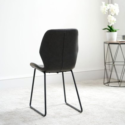 Callum Dining Chair - Dark Grey (Set of 2)