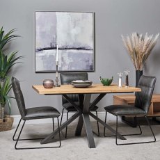 Industrial Dining Table - 135cm