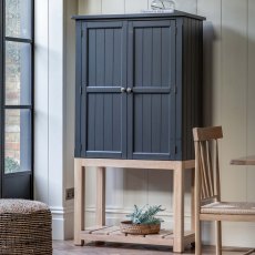 Harrogate 2 Door Cupboard in Meteor