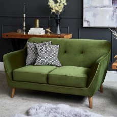 Freddie 2 Seater Sofa - Olive