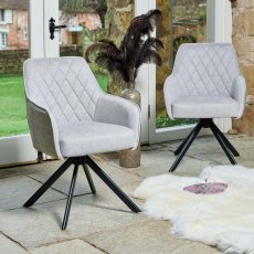 Libby Silver Dining Chair (Set of 2)