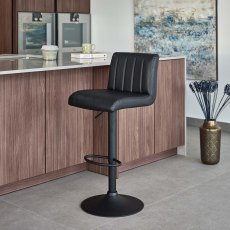 George Bar Stool in Black George Bar Stool in Black