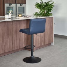 George Bar Stool in Blue George Bar Stool in Blue