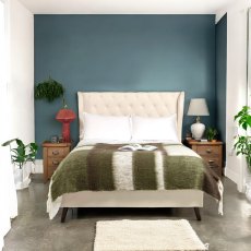 Lucille Double Bed - Cream