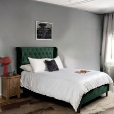 Lucille King Size Bed - Green Lucille King Size Bed - Green