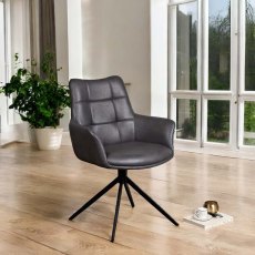 Jill Slate Grey Dining Chair