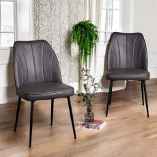 Walton Slate Grey Dining Chair (Set of 2)