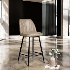 Walton Bar Stool - Mushroom Brown Walton Bar Stool - Mushroom Brown