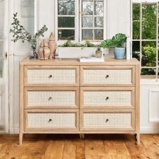 Boho 6 Drawer Chest