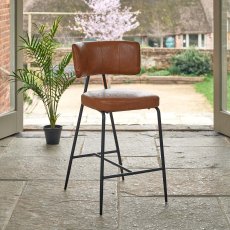 Admiral Caramel Bar Stool
