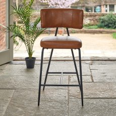 Admiral Caramel Bar Stool