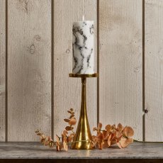 Conical Candle Stand in Gold - Large
