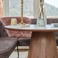 Sutton 120cm Round Dining Table in Walnut Sutton 120cm Round Dining Table in Walnut