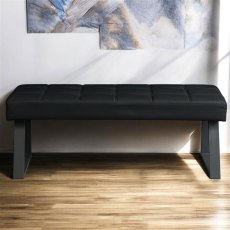 Rubix Low Bench in Black Rubix Low Bench in Black