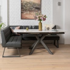 Saturn Motion Table 130-190cm in White Saturn Motion Table 130-190cm in White