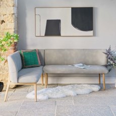 Fairmile Corner Right Hand Facing Bench - Misty