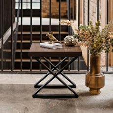 Jupiter Dark Oak Lamp Table