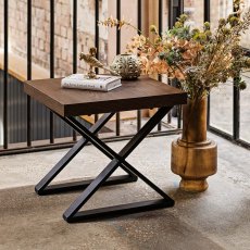 Jupiter Dark Oak Lamp Table