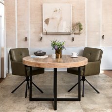 Adelaide Round Dining Table 120cm Adelaide Round Dining Table 120cm