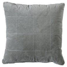 Kirkby Grey Velvet Cushion