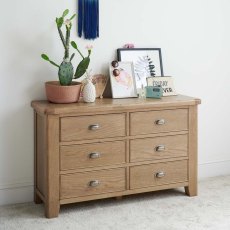 Hudson Six Drawer Chest