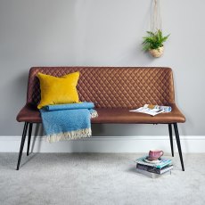 Ripley Dining Bench - Tan Ripley Dining Bench - Tan