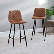 Ripley Bar Stool - Tan (Set of 2) Ripley Bar Stool - Tan (Set of 2)