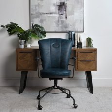 Hardy Office Chair - Dark Blue