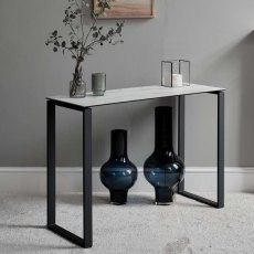 Eastcote Ceramic Console Table - White