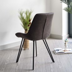 Finnick Chair Dark Grey (Set of 2)