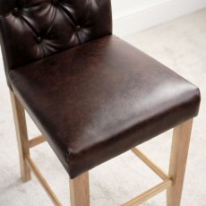 James Bar Stool - Chestnut Brown  (Set of 2)