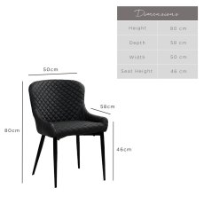 Carlton Dining Chair - Teal (Set of 2)