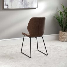 Callum Dining Chair - Dark Brown (Set of 2)