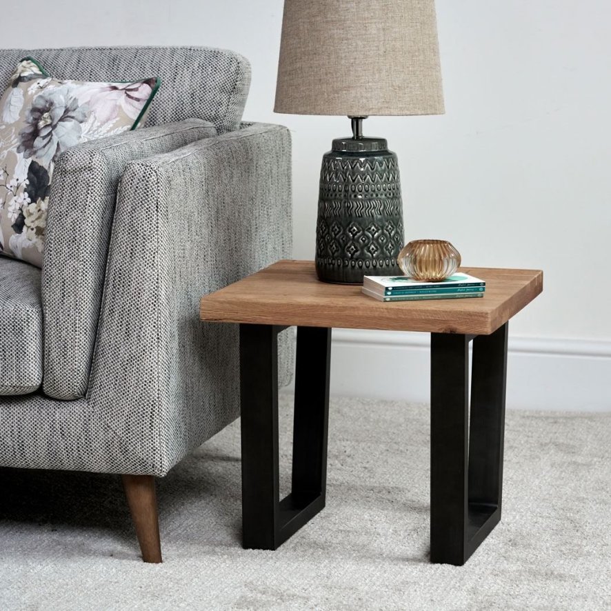 Woods Industrial Lamp Table