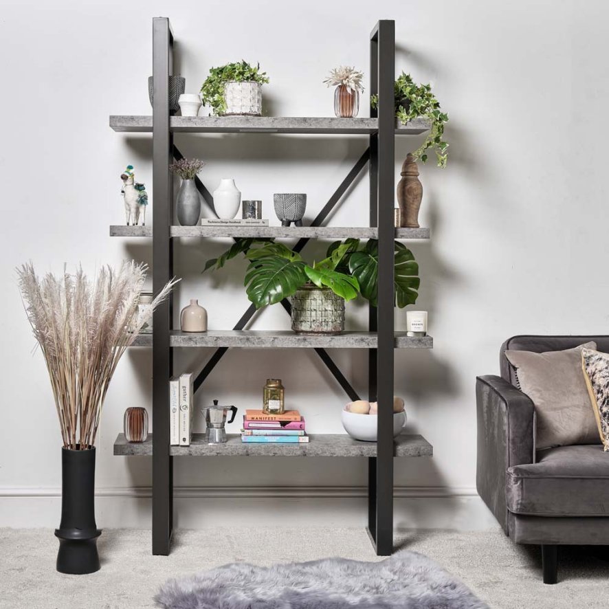 Industrial Concrete Shelf Unit