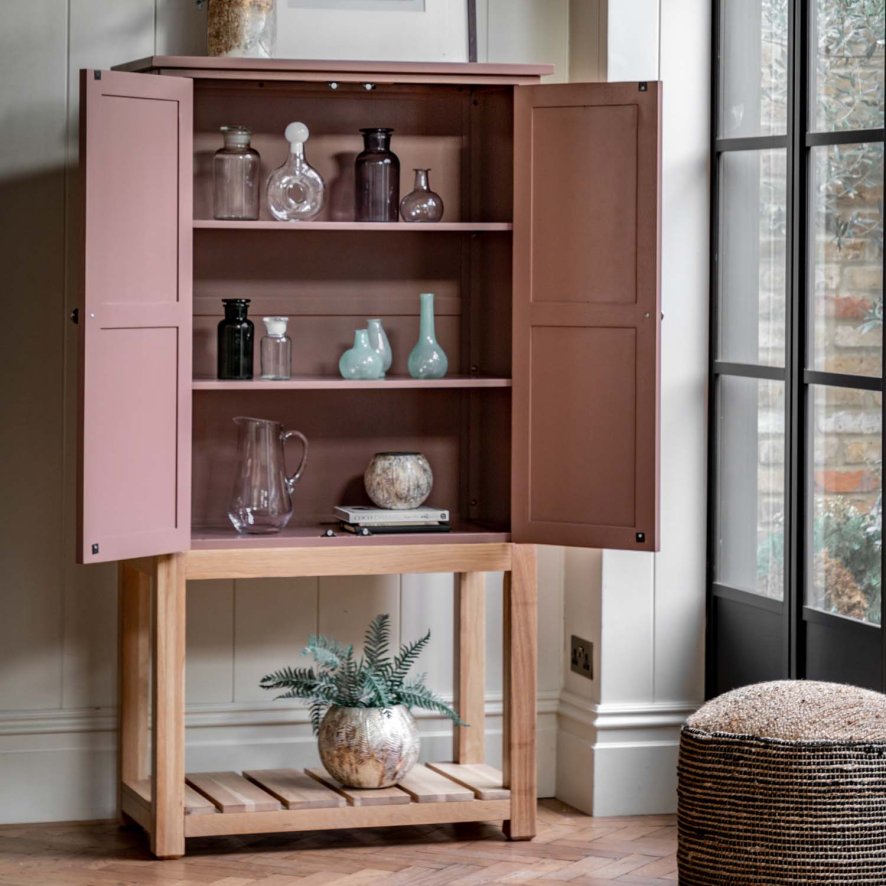 Woods Harrogate 2 Door Cupboard in Clay Woods Furniture
