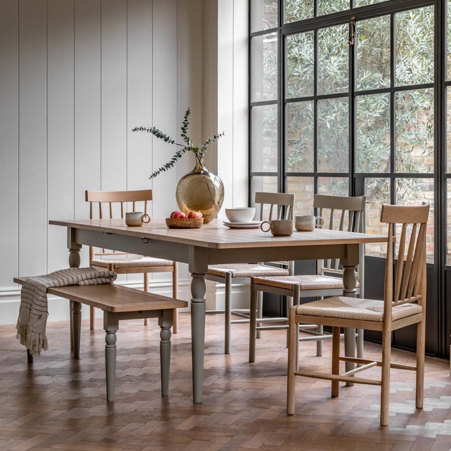 Woods Harrogate Extending 180-230cm Dining Table in Prairie