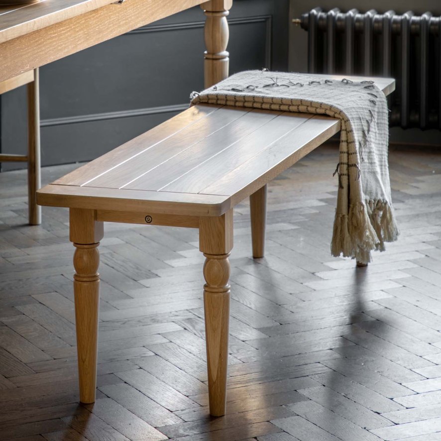 Woods Harrogate Dining Bench in Natural