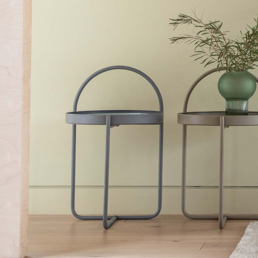 An image of Melksham Lamp Table in Grey