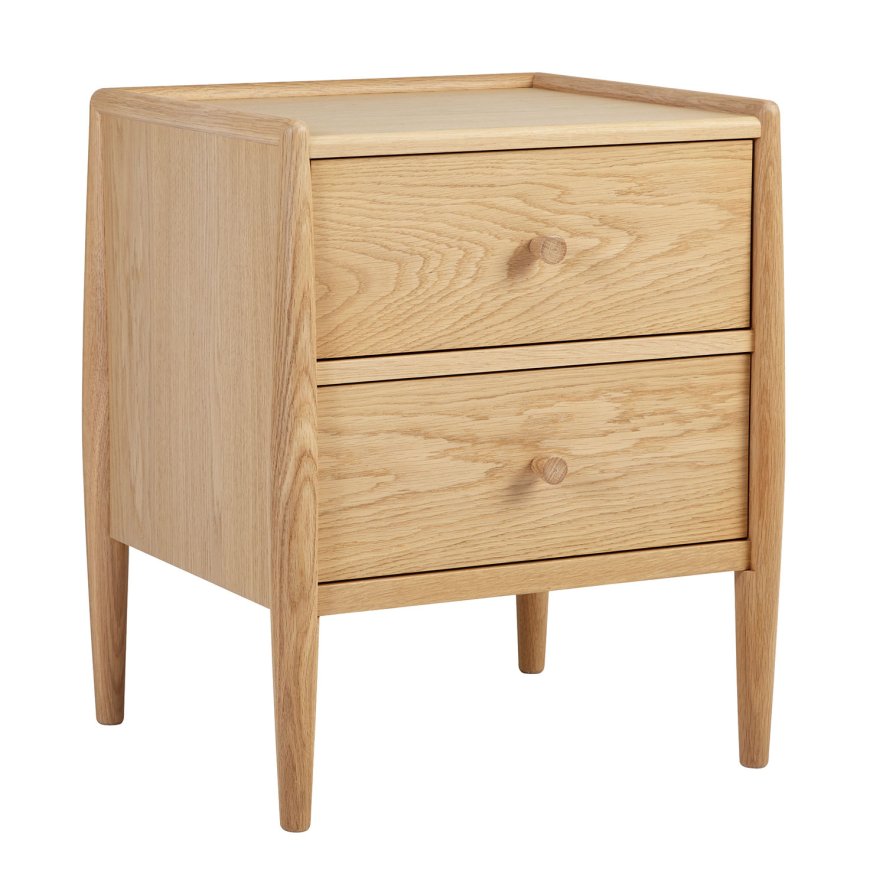 Ercol Ercol Winslow 2 Drawer Bedside Chest in DM