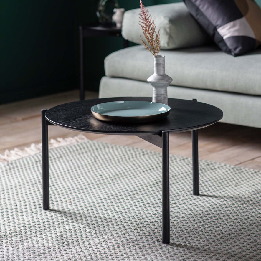 Woods Brooke Coffee Table in Black