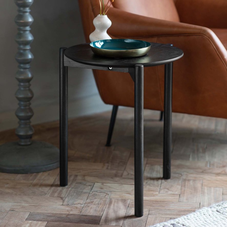 An image of Brooke Lamp Table in Black